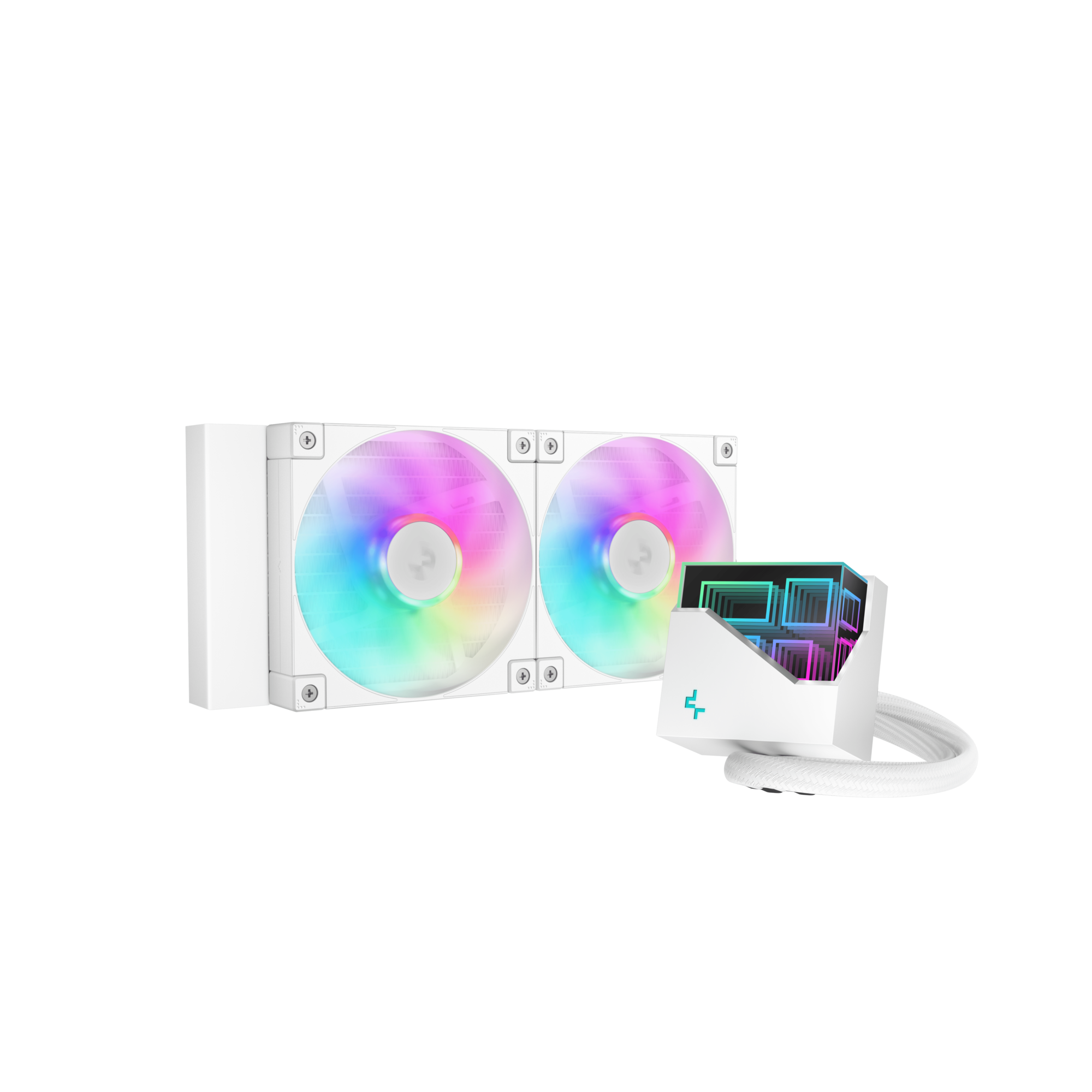 DEEPCOOL LT240 ARGB 240mm CPU Liquid Cooler ( White )