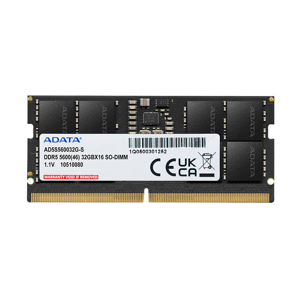 ADATA 32GB ( 32GBx1 ) 5600Mhz SO-DIMM DDR5 Laptop RAM ( CL46 )