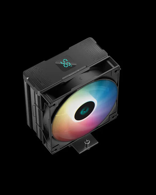 DEEPCOOL AG400 ARGB DIGITAL BLACK 120MM CPU COOLER (R-AG400-BKADMN-G-1)