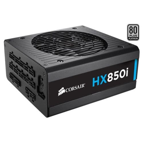 CORSAIR HX850i 850W 80 + Platinum Fully Modular ATX 2.0 Power Supply