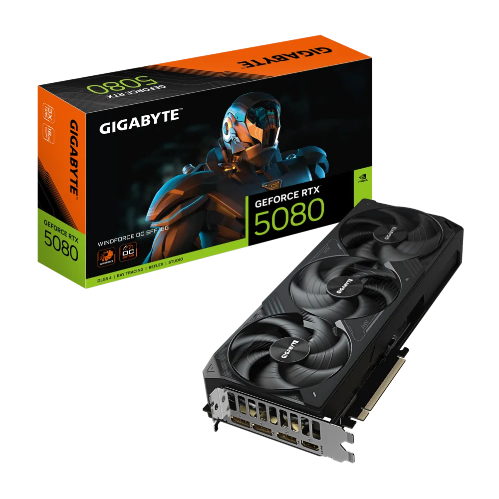 GIGABYTE Geforce RTX 5080 WindForce OC SFF 16GB NVIDIA Graphic Card