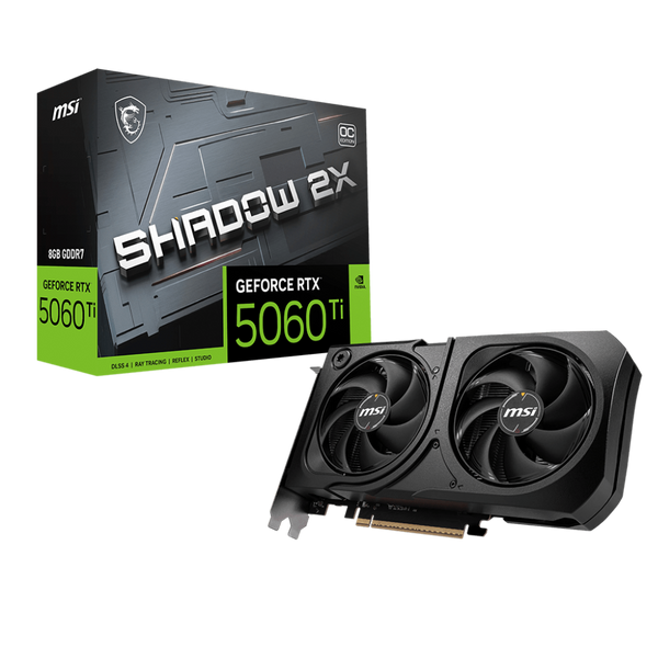 MSI GeForce RTX 5060 Ti Shadow 2X OC Plus 8GB Nvidia Graphic Card