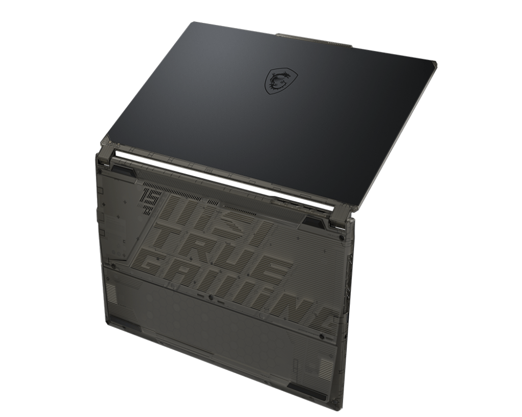 MSI CYBORG 15 AI A1VEK-096IN INTEL CORE ULTRA 7 GAMING LAPTOP (16GB, 512GB SSD, WINDOWS 11 HOME, 6GB GRAPHICS, 15.6 INCH 144 HZ FHD DISPLAY, NVIDIA GEFORCE RTX 4050, MS OFFICE 2021, TRANSLUCENT BLACK, 1.98 KG)