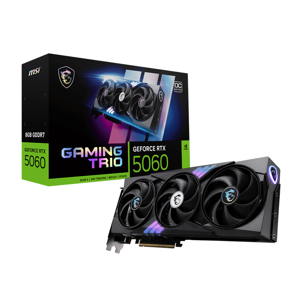 MSI GeForce RTX 5060 Gaming Trio OC 8GB Nvidia Graphic Card