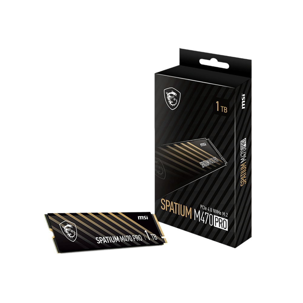 MSI Spatium Pro M470 1TB M.2 NVME Gen4 Solid State Drive ( SSD )
