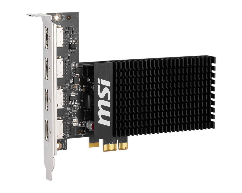 MSI GEFORCE GT 710 2GD3H 4HDMI GRAPHICS CARD