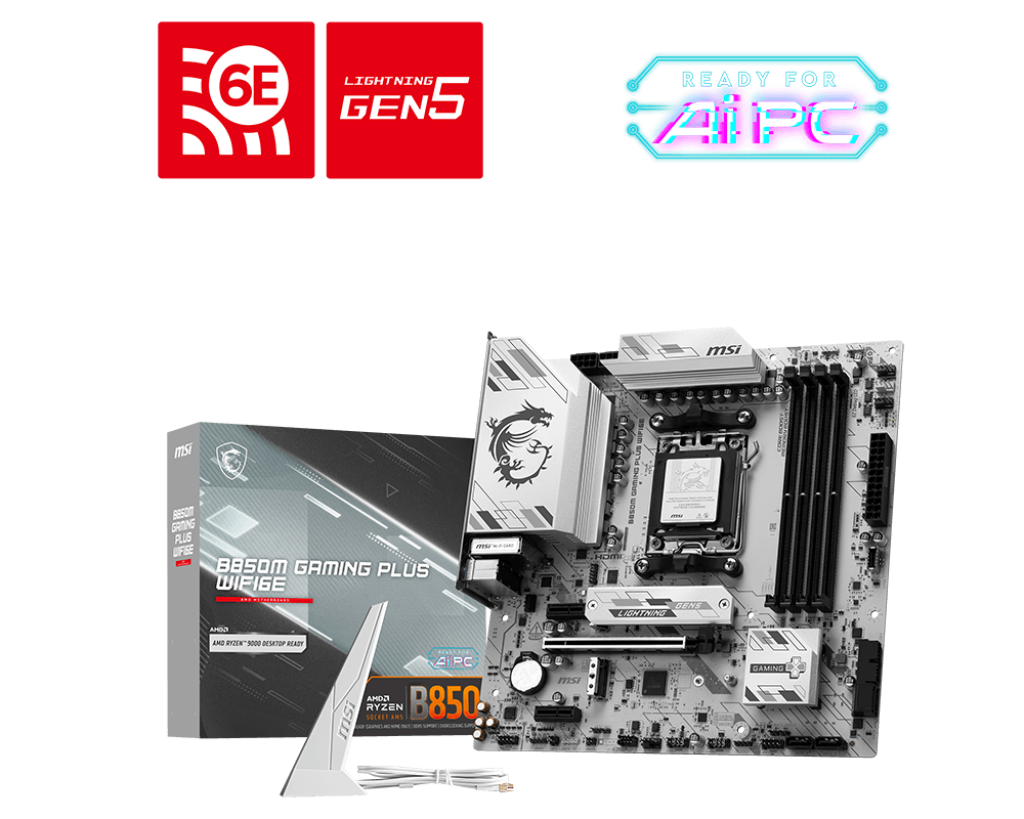 MSI B850M GAMING PLUS WIFI6E Motherboards