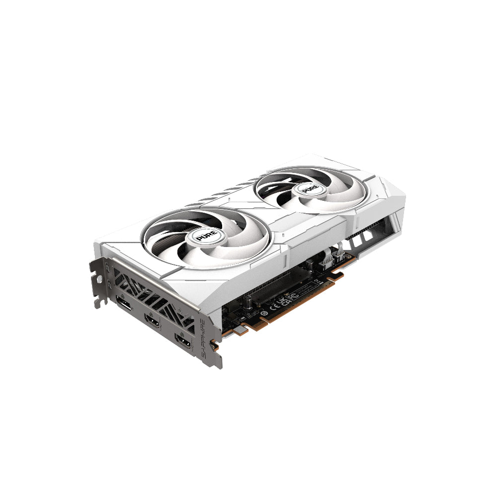 SAPPHIRE Radeon Pure RX 9060 XT OC White 16GB AMD Graphic Card