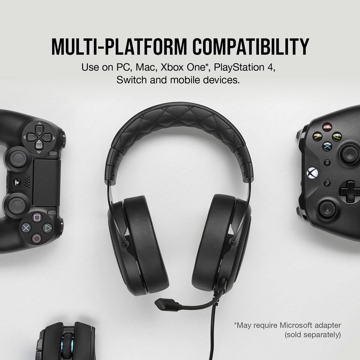 CORSAIR HS50 PRO STEREO BLUE GAMING HEADSET
