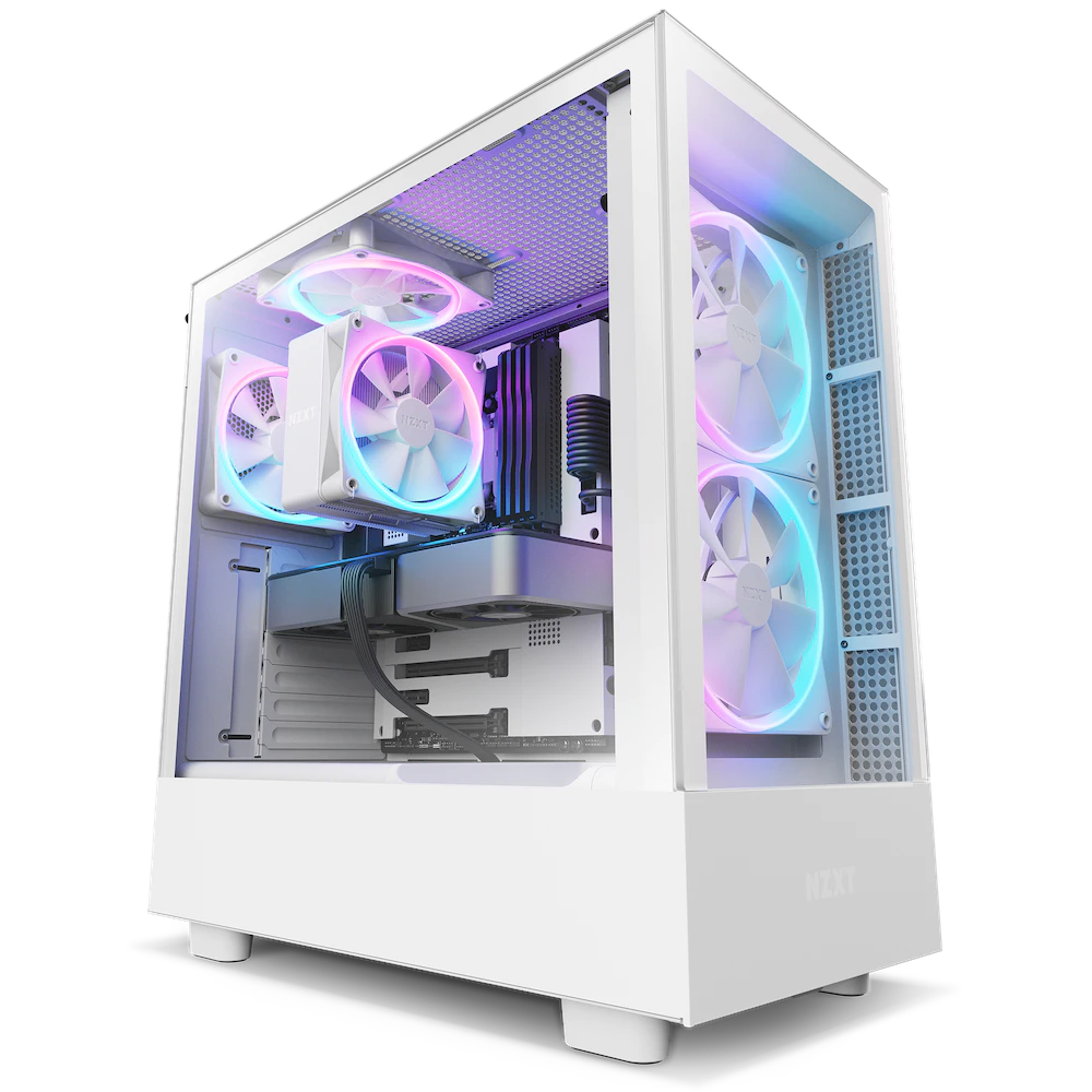 NZXT T120 RGB 120mm PWM RGB Single Tower CPU Air Cooler (White)