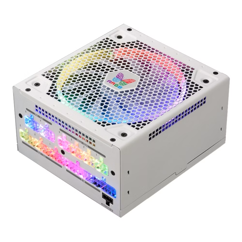 SUPER FLOWER Leadex III 750W ARGB 80+ Gold 2.0 Fully Modular Power Supply  ( White )
