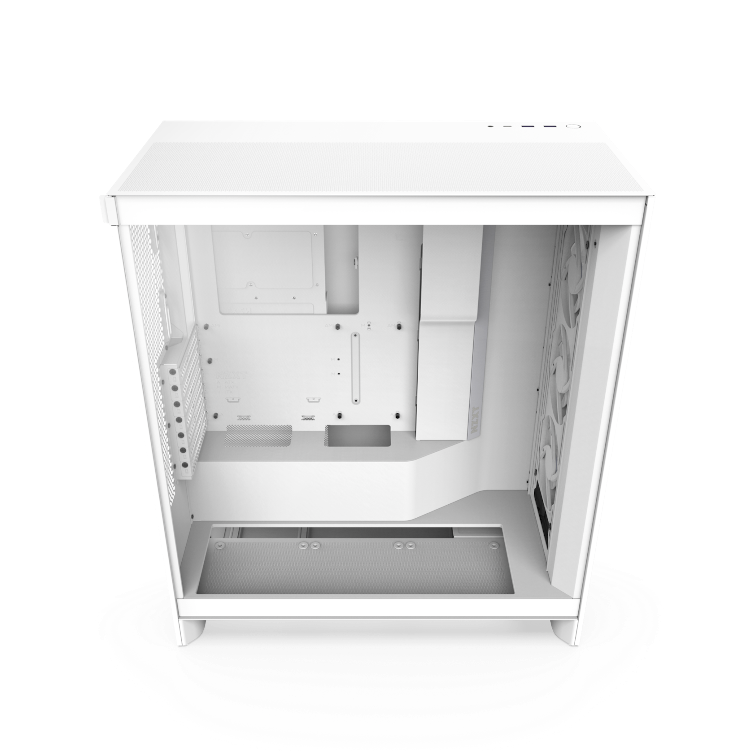 NZXT CHASSIS H SERIES H7 (2024) FLOW WITHOUT PSU WHITE COLOR- CM-H72FW-01