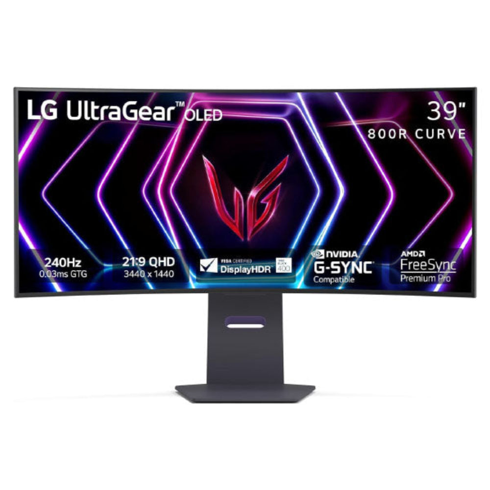 LG Ultragear 39GS95QE 39 Inch 2K QHD 240Hz OLED Panel 98.5% SRGB 0.03MS AMD Freesync Gaming Monitor