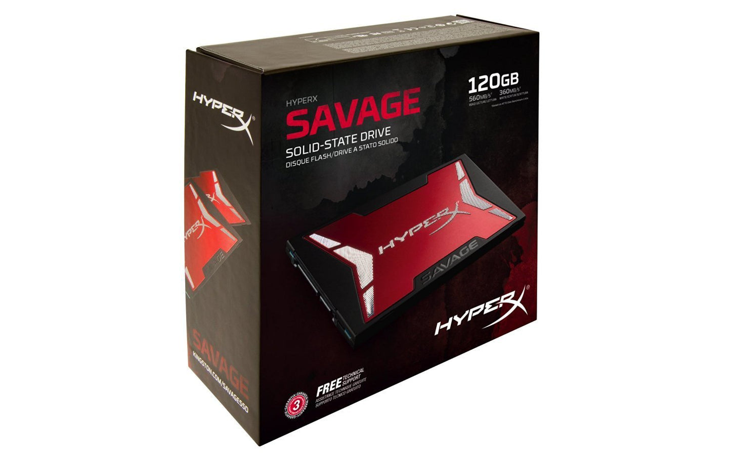HYPERX Savage 120GB 2.5 SATA SATA 3 Solid State Drive (SSD)