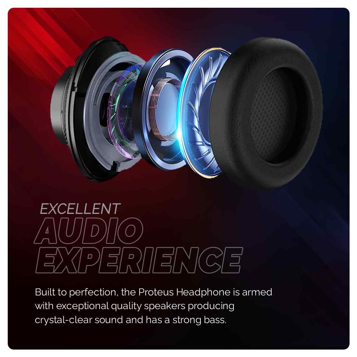 COSMIC BYTE PROTEUS RGB (BLACK) GAMING HEADPHONE