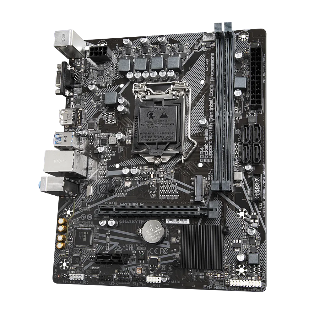 GIGABYTE GA-H470M-H INTEL LGA1200 MOTHERBOARD