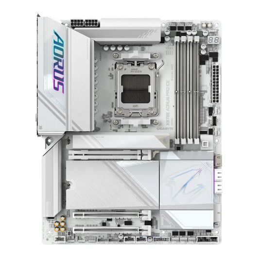 GIGABYTE X870E Aorus Pro ICE WIFI7 DDR5 AMD Motherboard ( White )