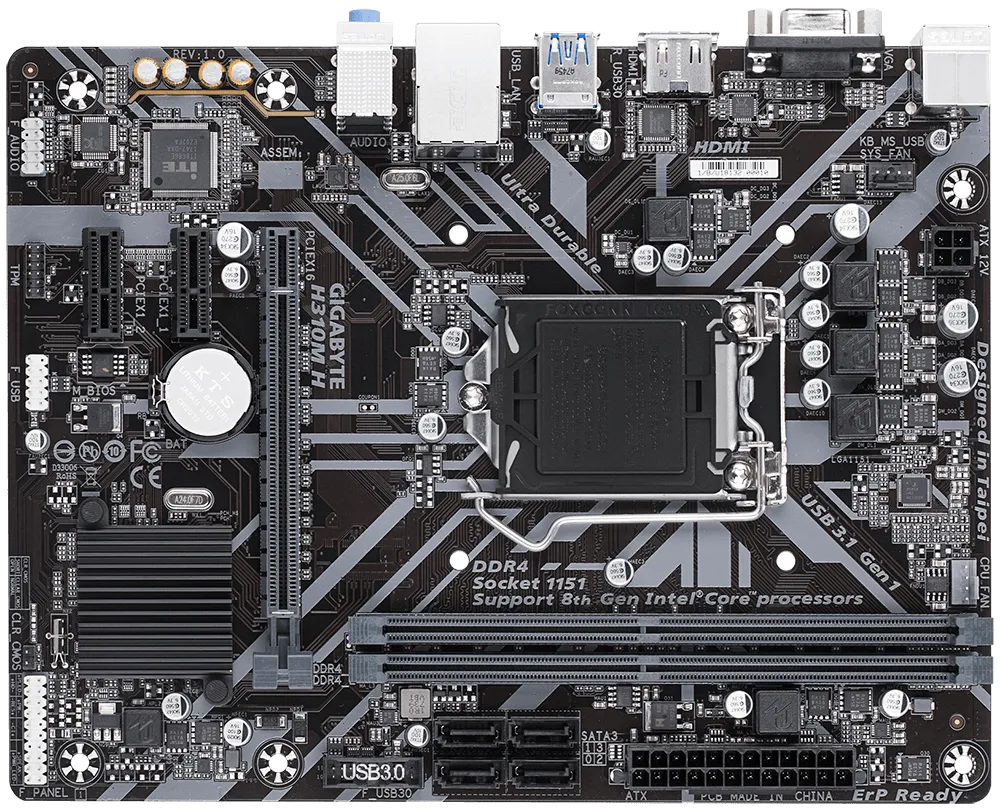 GIGABYTE GA-H310M-H INTEL LGA1151 MOTHERBOARD