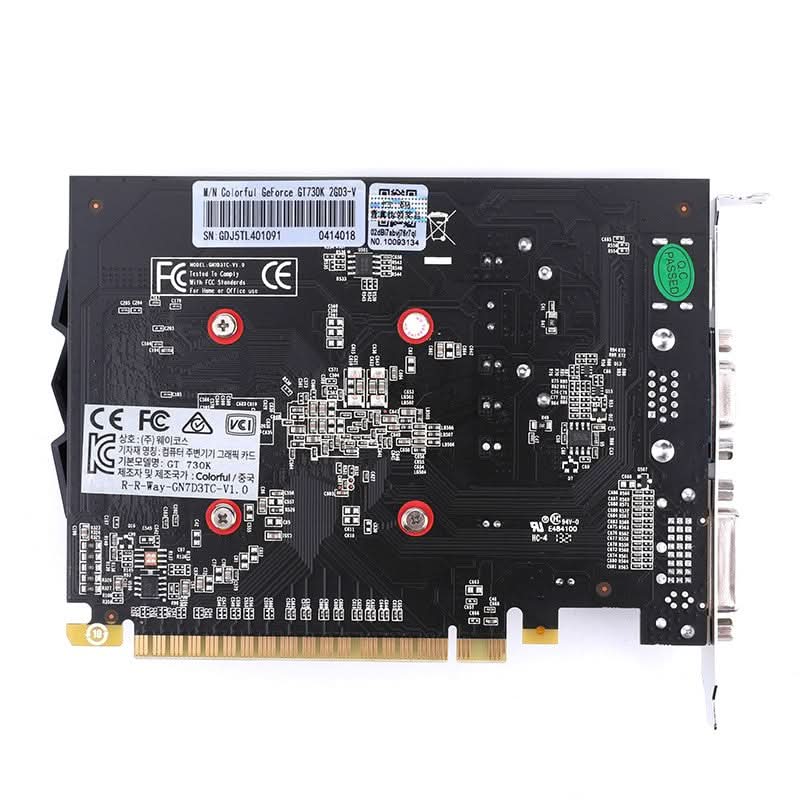 COLORFUL GEFORCE GT 730 2GB DDR3 GRAPHIC CARD