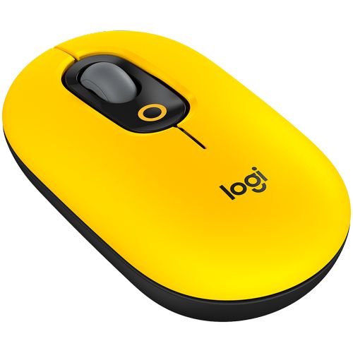 LOGITECH POP Wireless Ambidextrous Gaming Mouse ( 910-006514 ) ( 4000DPI / 4 Macro Button ) ( Yellow )
