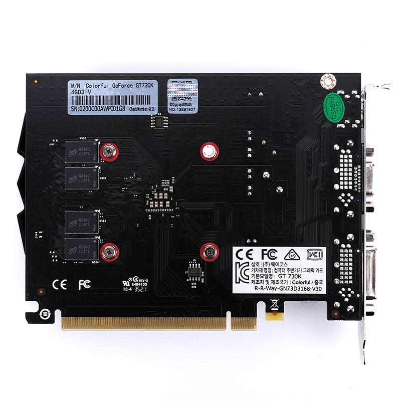 COLORFUL GEFORCE GT 730 4GB GRAPHIC CARD