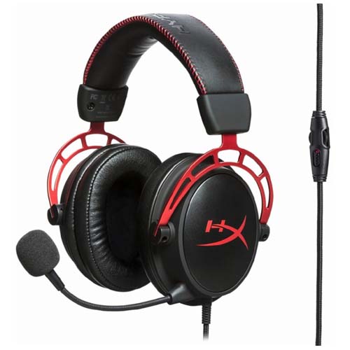 HYPERX Cloud Alpha Pro 3.5mm Wired Stereo Gaming Headphone With Mic ( Red ) ( Pc/Xbox/Mobile/Mac )