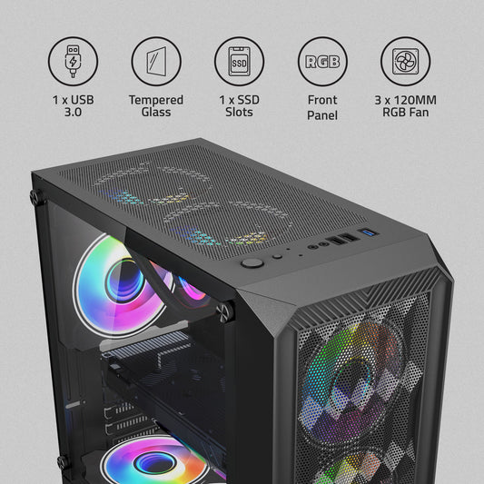 G8322B Computer Gaming Cabinet