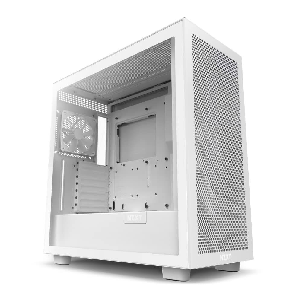 NZXT H7 FLOW MID-TOWER E-ATX CABINET WHITE
