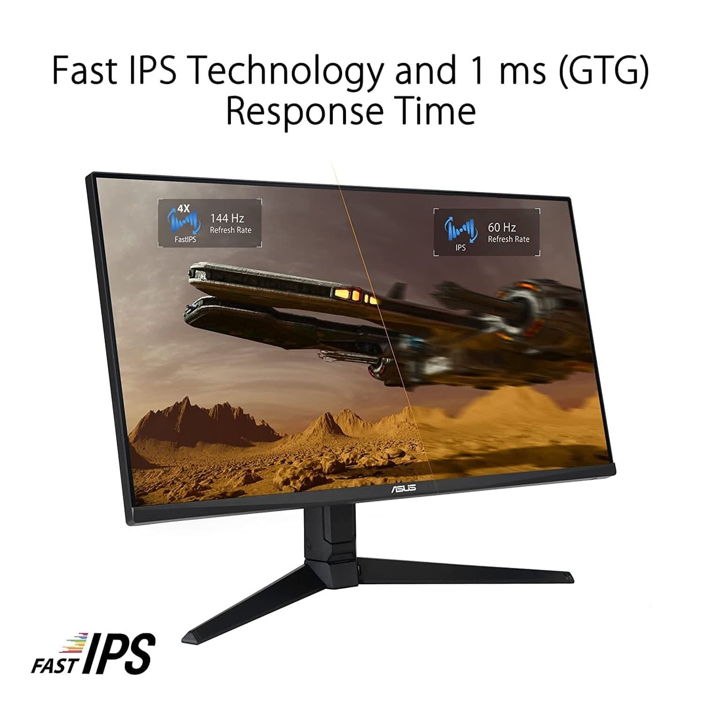 ASUS TUF GAMING 28 INCH VG28UQL1A UHD IPS 144HZ GAMING MONITOR WITH HEIGHT ADJUSTMENT