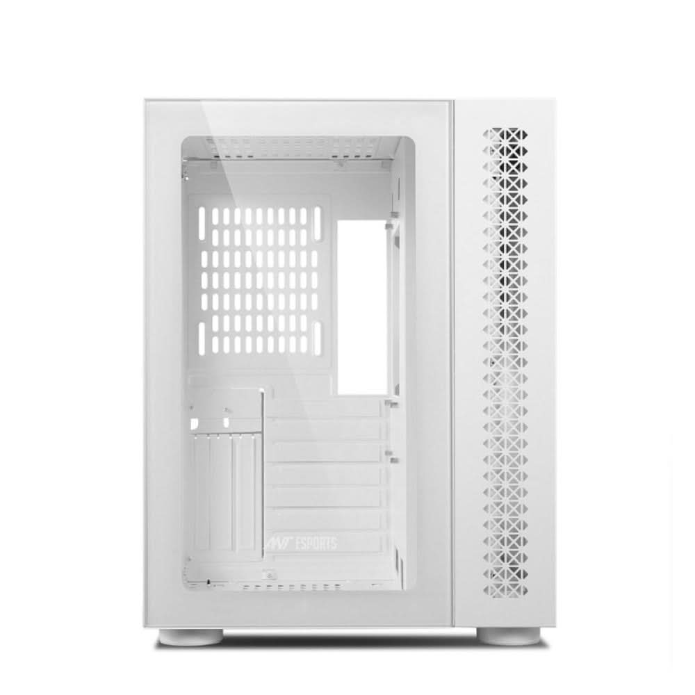 ANT ESPORTS MID-TOWER E-ATX CRYSTAL ARGB CABINET WHITE