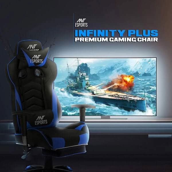 ANT ESPORTS INFINITY PLUS GAMING CHAIR BLUE BLACK