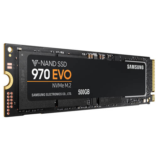 SAMSUNG 970 EVO 500GB M.2 NVME Gen3 Internal Solid State Drive ( SSD )