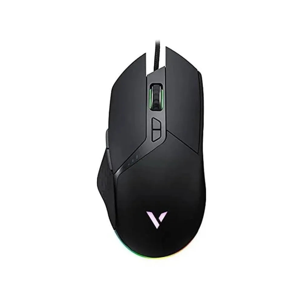 RAPOO VT30 Wired Ergonomic Gaming Mouse ( VT30 ) ( 6000DPI / 7 Macro Button ) ( Black )