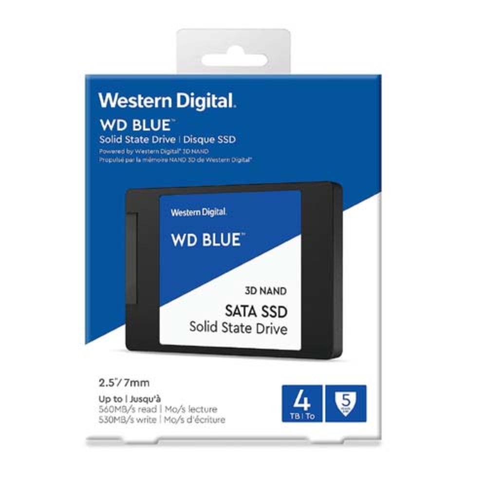 WESTERN DIGITAL Blue 4TB 3D Nand 2.5 SATA Gen 3 Internal Solid State Drive (SSD)