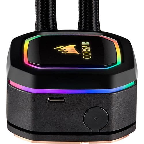 CORSAIR Hydro Series H60i RGB Pro XT High Performance Liquid CPU Cooler (Black)