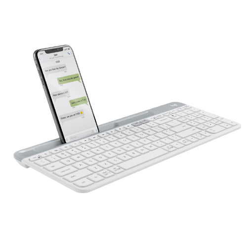 LOGITECH K580 60% Membrane Wireless Keyboard ( Off-White )