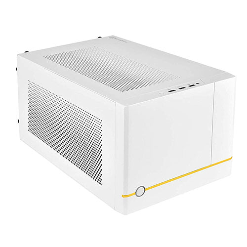 SILVERSTONE SG14 MATX Mini Tower Cabinet (White)