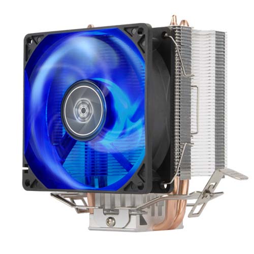 SILVERSTONE KR03 Blue LED Single Tower Air Cooler (Black)