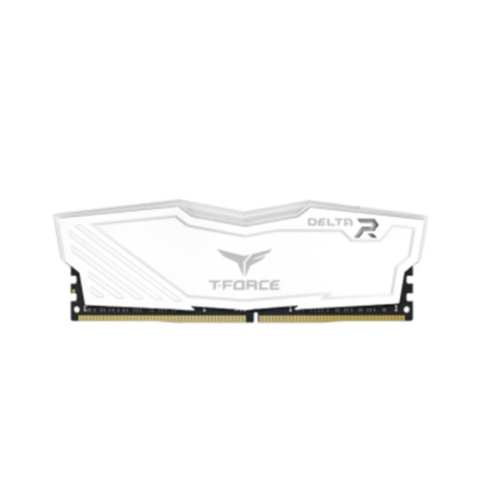 TEAMGROUP T-Force Delta RGB 32GB ( 16GB x 2 ) 3200MHz DDR4 RAM ( White ) ( CL16 )