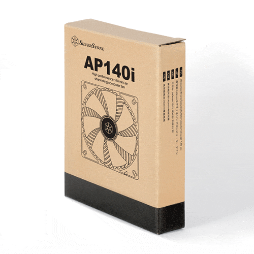 SILVERSTONE Air Penetrator 140i 140mm Non-RGB Cabinet Fan (Black) (Single Pack)