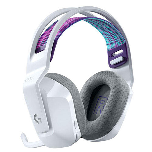 LOGITECH G733 Lightspeed Wireless + USB RGB 7.1 Surround Gaming Headphone ( White ) ( PS4 / Mac OS )