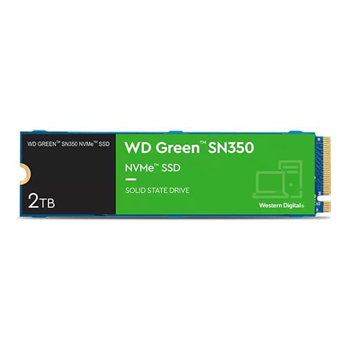 WESTERN DIGITAL Green SN350 2TB M.2 NVME Gen3 Solid State Drive ( SSD )