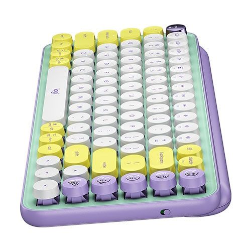 LOGITECH POP Keys 60% Semi Mechanical Wireless Keyboard ( Mint ) ( Brown Switch )