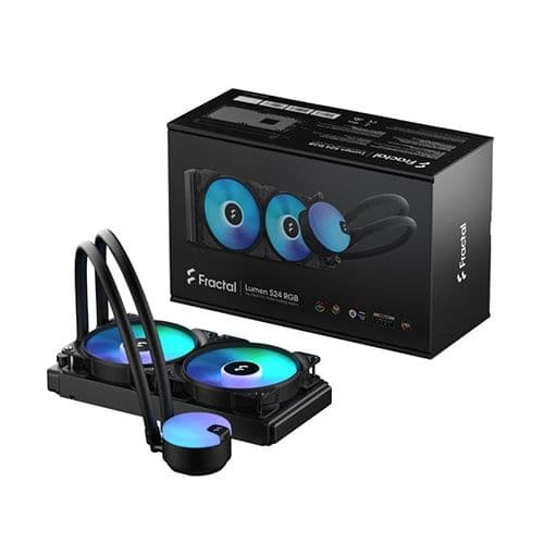 FRACTAL DESIGN Lumen S24 RGB 240mm CPU Liquid Cooler (Black)