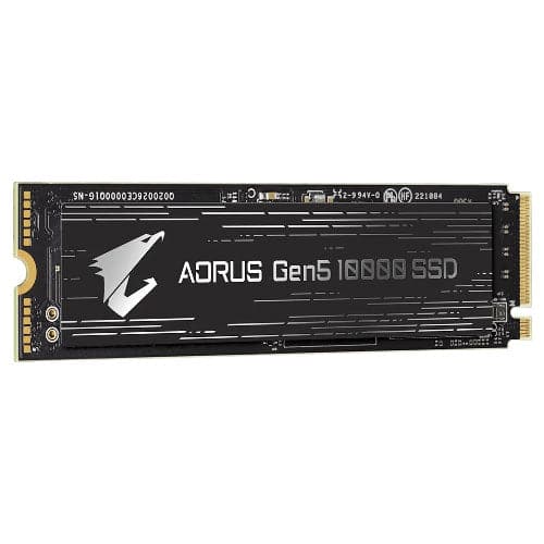 GIGABYTE Aorus Gen5 10000 1TB M.2 NVMe Internal Solid State Drive (SSD)