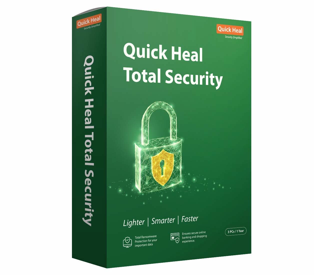 QUICK HEAL TOTAL SECURITY 3 USER 1 YEAR 2HRS EMAIL DELIVERY