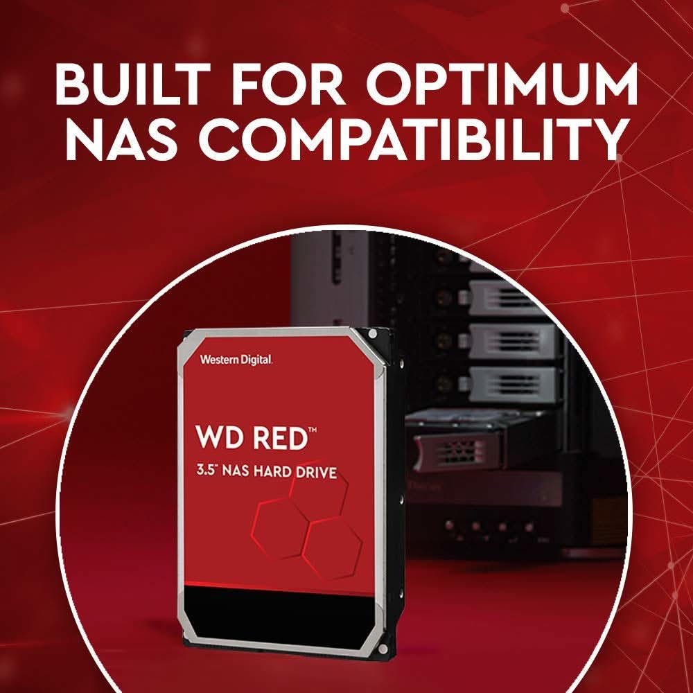 WESTERN DIGITAL 10TB NAS INTERNAL SATA RED HARD DRIVE