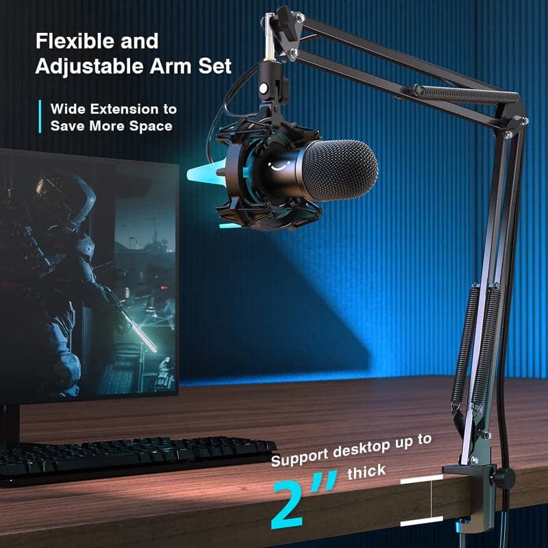 FIFINE Amplirocket K651 USB Dynamic Microphone Kit