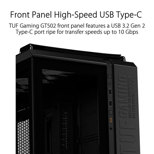 ASUS TUF GAMING GT502 MID-TOWER ATX GAMING CABINET BLACK