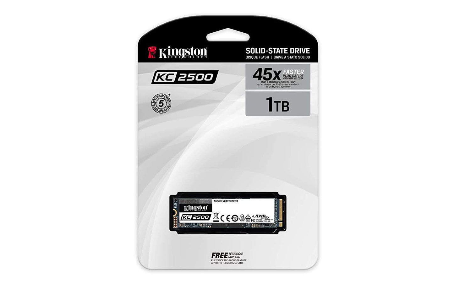 KINGSTON 1TB KC2500 NVME M.2 SSD